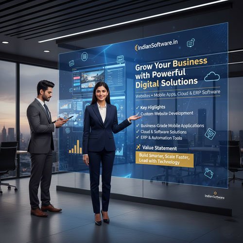 IndianSoftware providing professional IT services for business growth